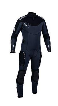 W7 7Mm Fullsuit With Back Zip - Color: Negro