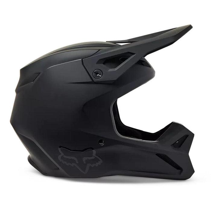 Casco Moto V1 Solid - Color: Negro