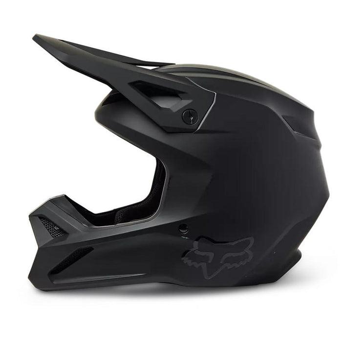 Casco Moto V1 Solid - Color: Negro