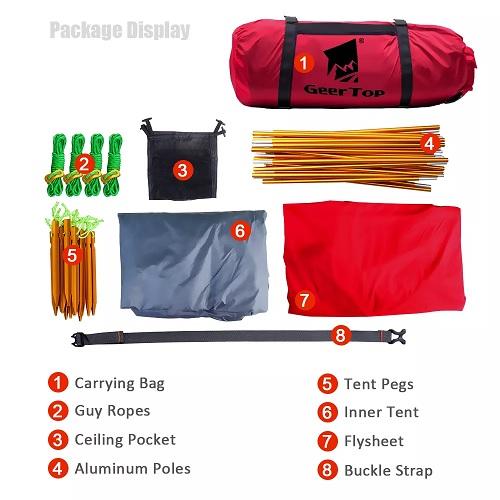 Carpa Navigator II Plus - Color: Rojo