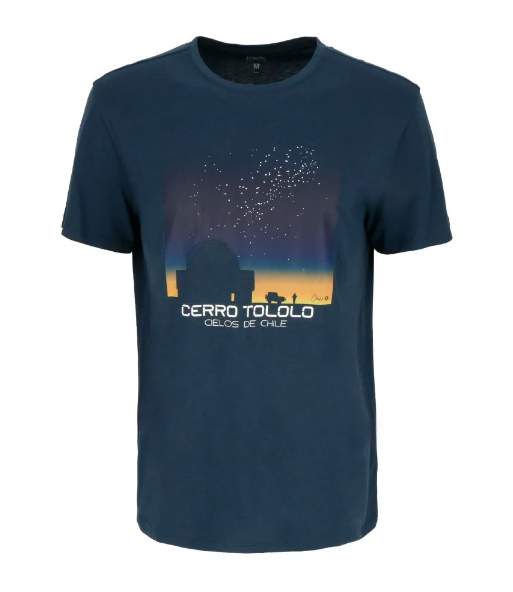 Miniatura Polera Manga Corta Observatory Men - Color: Azul