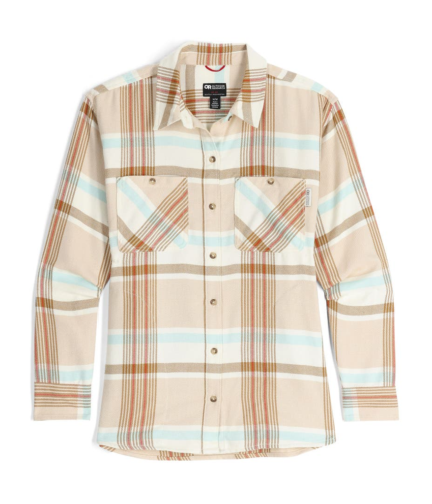 Miniatura Camisa De Franela Feedback Para Mujer - Color: BONE PLAID