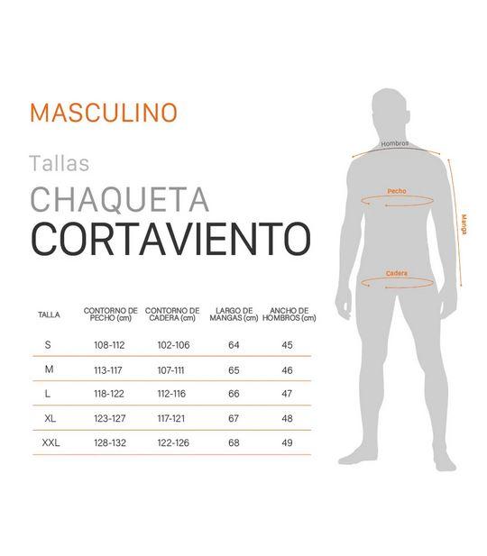 Miniatura Chaqueta Cortaviento Trent Hombre - Color: Negro