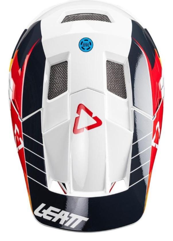 Casco MTB Gravity 2.0 V25  - Color: Blanco-Rojo