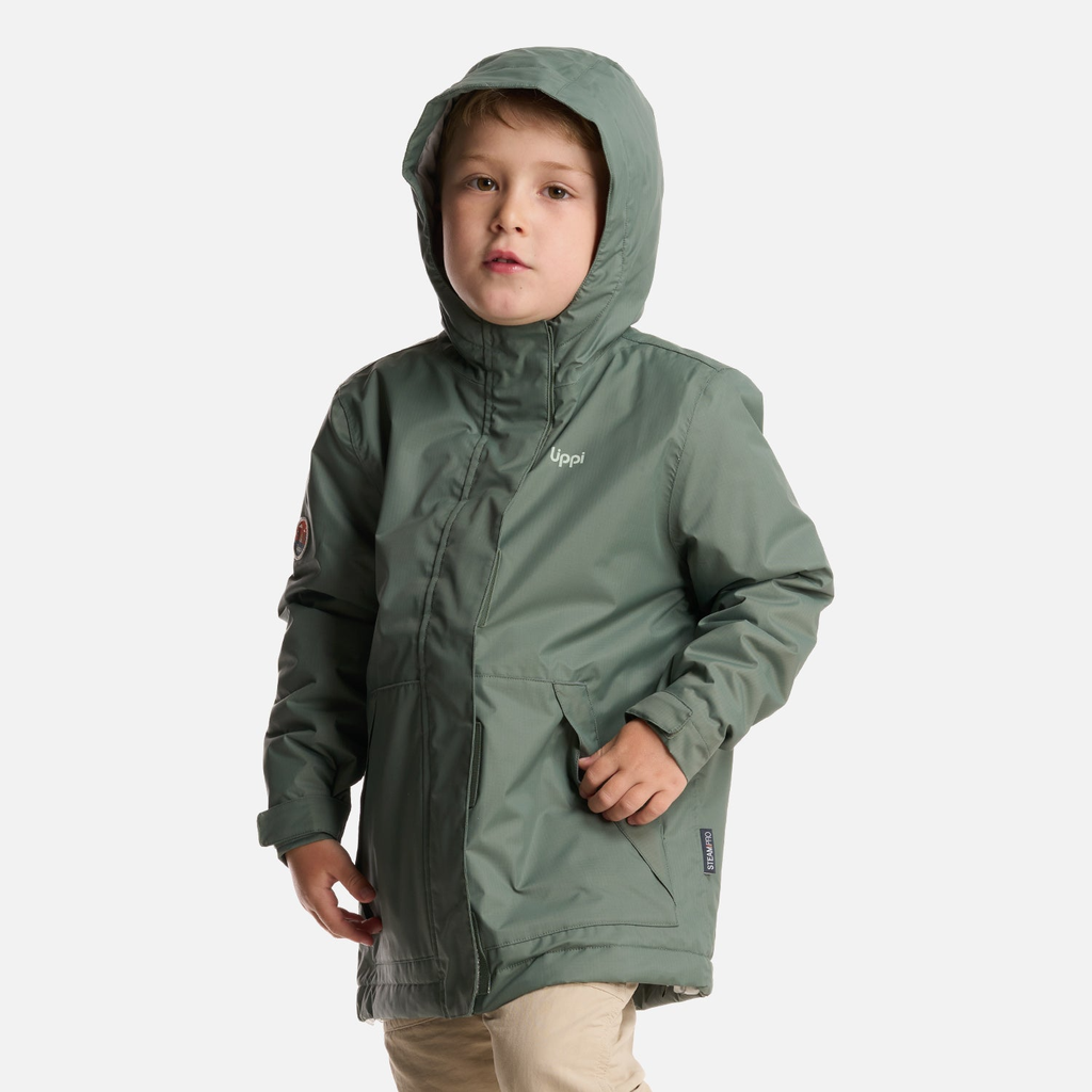 Miniatura Chaqueta Niño Cold Place B-Dry Hoody Jacket - Color: Verde Musgo