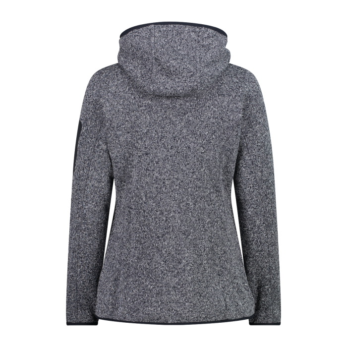 Polar Mujer Mélange Knit-Tech hooded Heavy - Color: Antracite