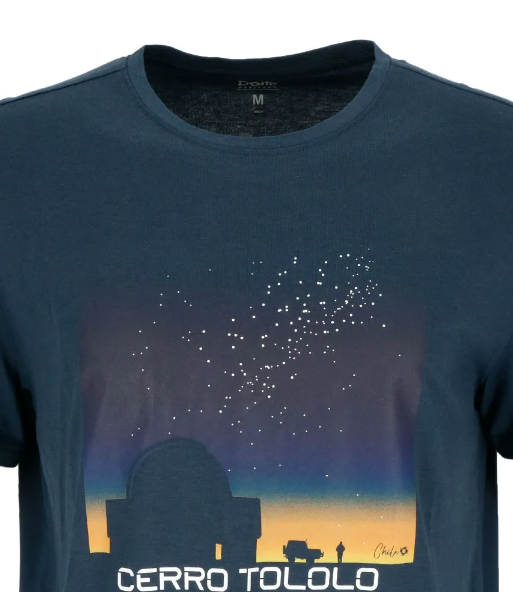 Polera Manga Corta Observatory Men - Color: Azul