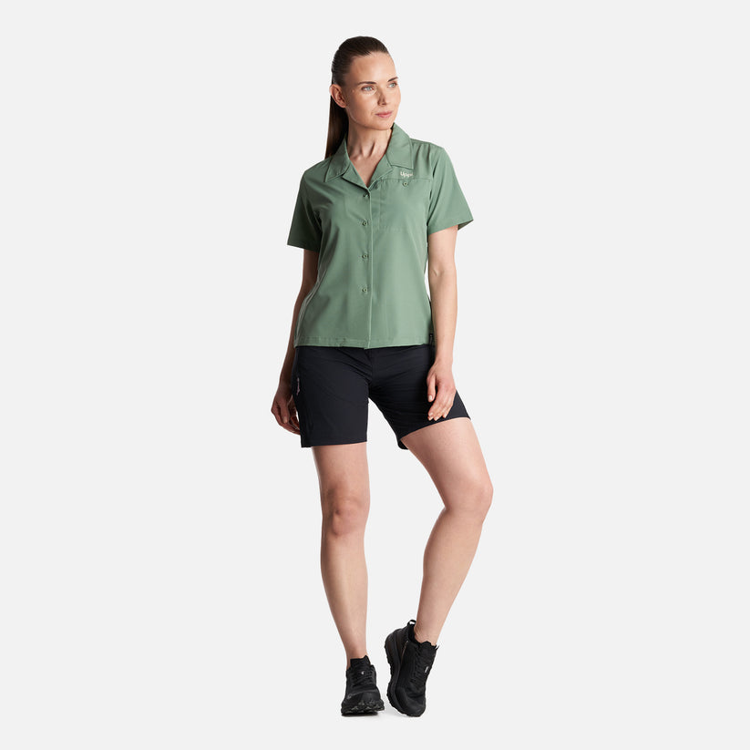 Camisa Mujer Murallon Q- Dry Shirt - Color: Verde Claro