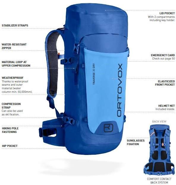 Mochila Traverse 30 Dry- 30 Litros  -