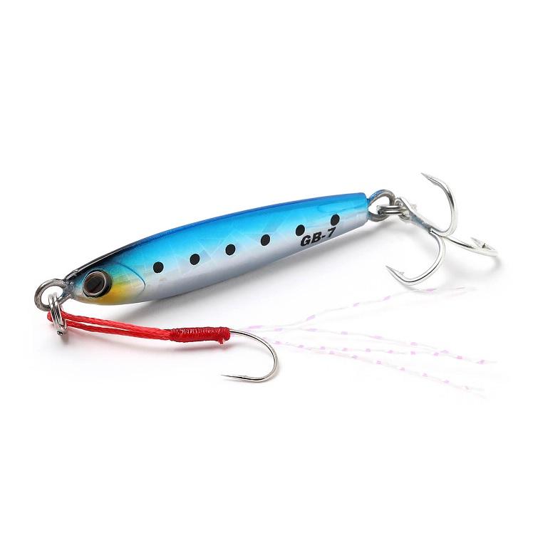 Miniatura Jig Gallop Baby 3g  - Color: Celeste