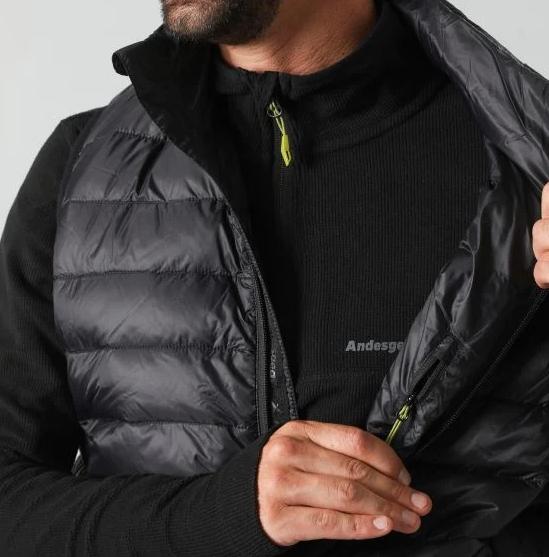 Miniatura Chaqueta Hombre Pluma Andesgear Cucao Vest - Color: Negro