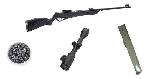 Kit - Rifle Pro 5,5 GRE- Funda B19 NE - Mira Zlip 3-9X40E - Poston TEC Match Ama 5,5 2CJS 100U_ - Color: Negro