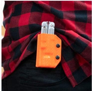 Miniatura Funda de Kydex para Free P2 -