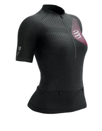 Trail Postural SS Top W Black/Persian Red - Color: Negro-rojo