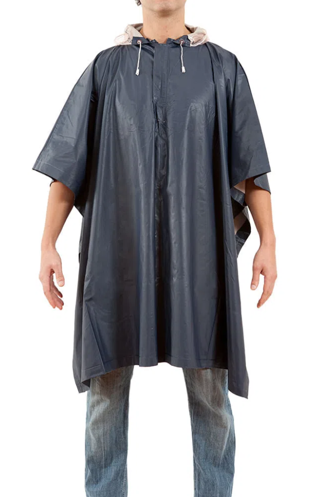 Poncho Impermeable PVC Con Gorro - Formato: Tamaño Único