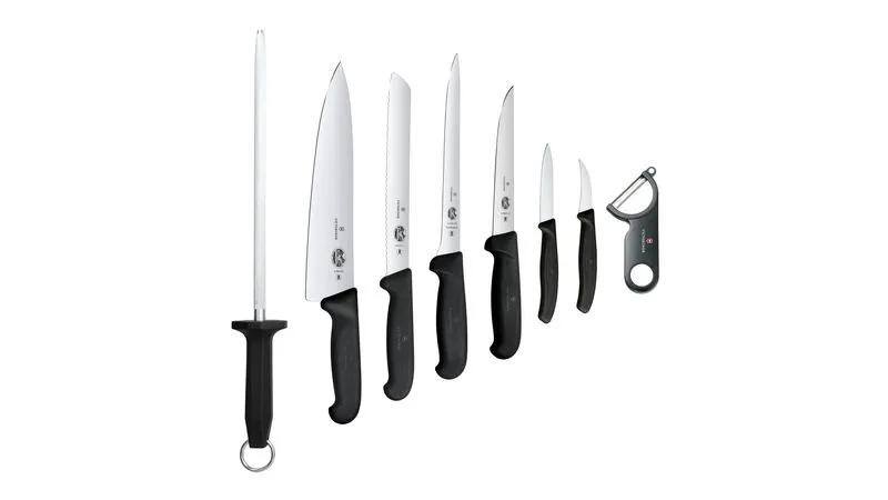 Set de cuchillos enrollable para chef, 8 piezas -