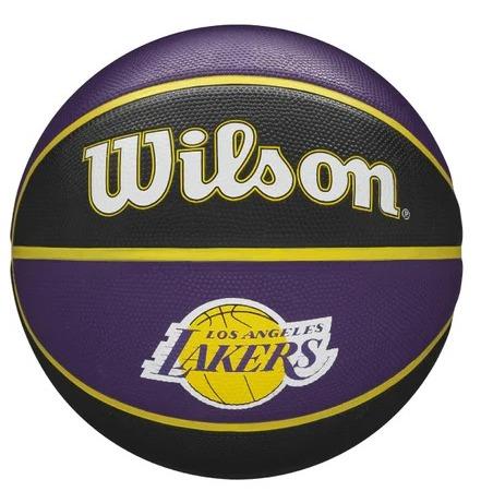 Pelota Basketball NBA Team Tribute La Lakers/Tamaño 7 - Color: Violeta-Negro