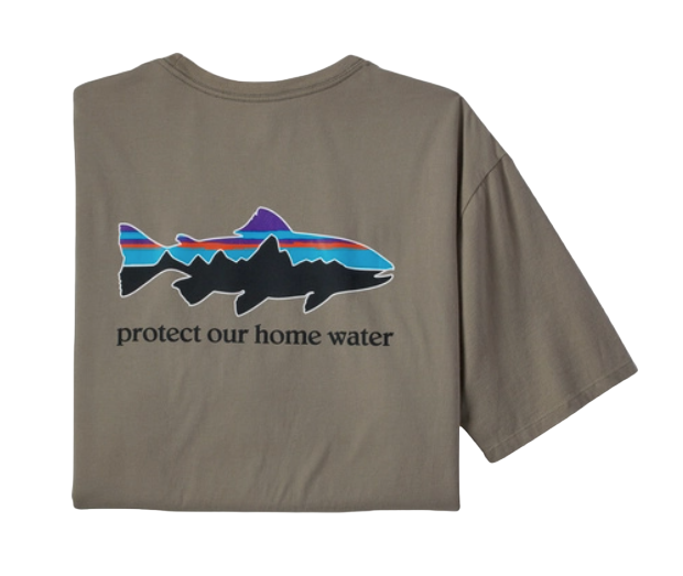 Miniatura Polera Hombre Home Water Trout Organic T-Shirt - Color: Verde