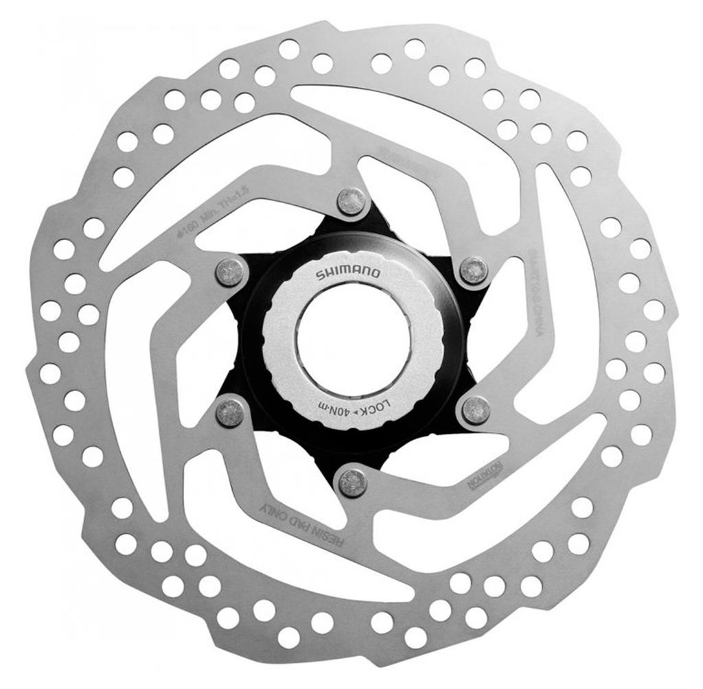 Rotor Para Freno De Disco SM-RT10 180Mm Con Anillo De Bloqueo Central