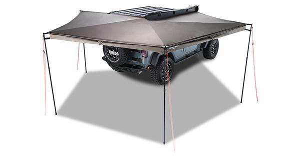 Miniatura Toldo Plegable 270 Grados Costado Pasajero Con Pilares En La Estructura -