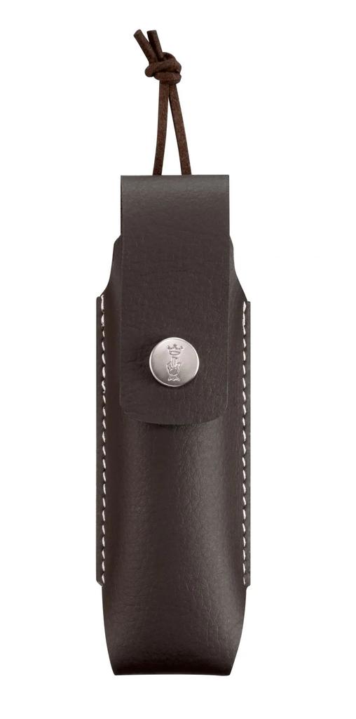 Miniatura Cuchillo Opinel N°10 mango olivo + funda - Color: Marrón