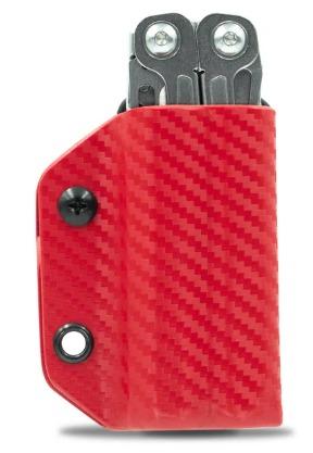Miniatura Funda Kydex para Wingman, Sidekick, Rebar y Rev - Color: Carbón Rojo