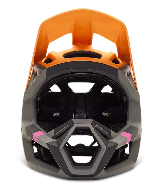 Miniatura Casco Bicicleta Proframe RS Clyzo - Color: Naranjo-Negro-Rosado