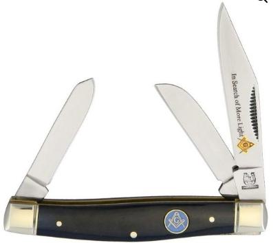 Navaja Masonic Stockman -