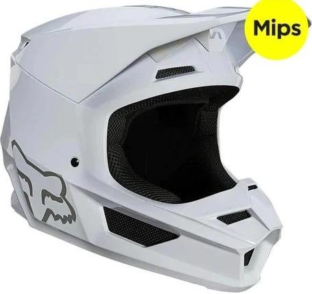 Miniatura Casco Moto V1 Plaic  - Color: Blanco, Talla: XL