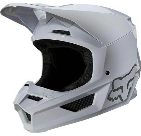 Miniatura Casco Moto V1 Plaic  - Color: Blanco, Talla: XL