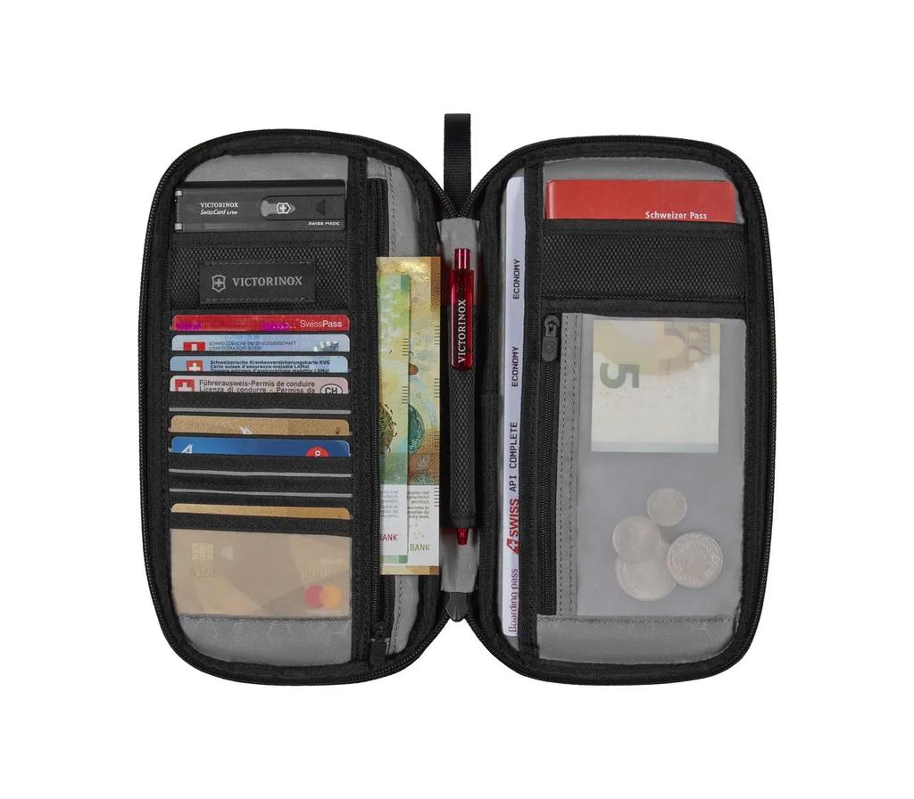 Miniatura Porta Documentos Travel Organizer con protección RFDI - Color: Rojo