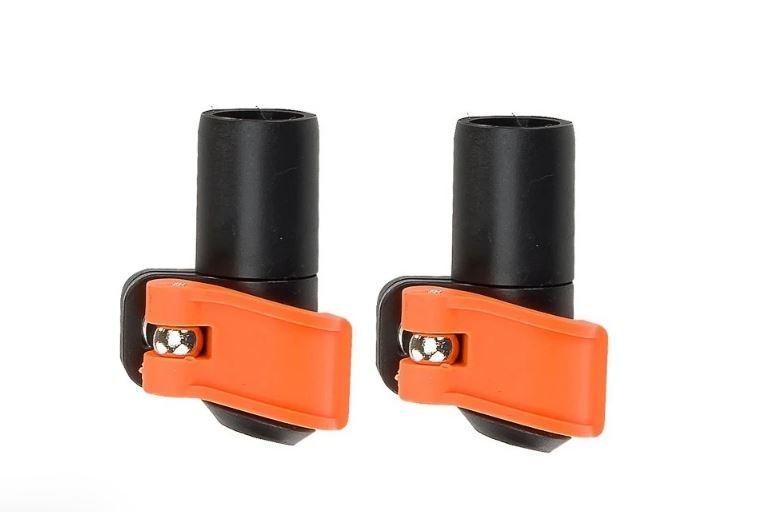 Repuesto De Bloqueo Para Bastones Fast Lock - Color: Negro/Naranja