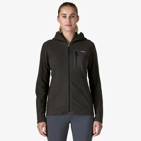 Miniatura Polar Mujer R1 Air Full-ZIP Hoody - Color: Negro