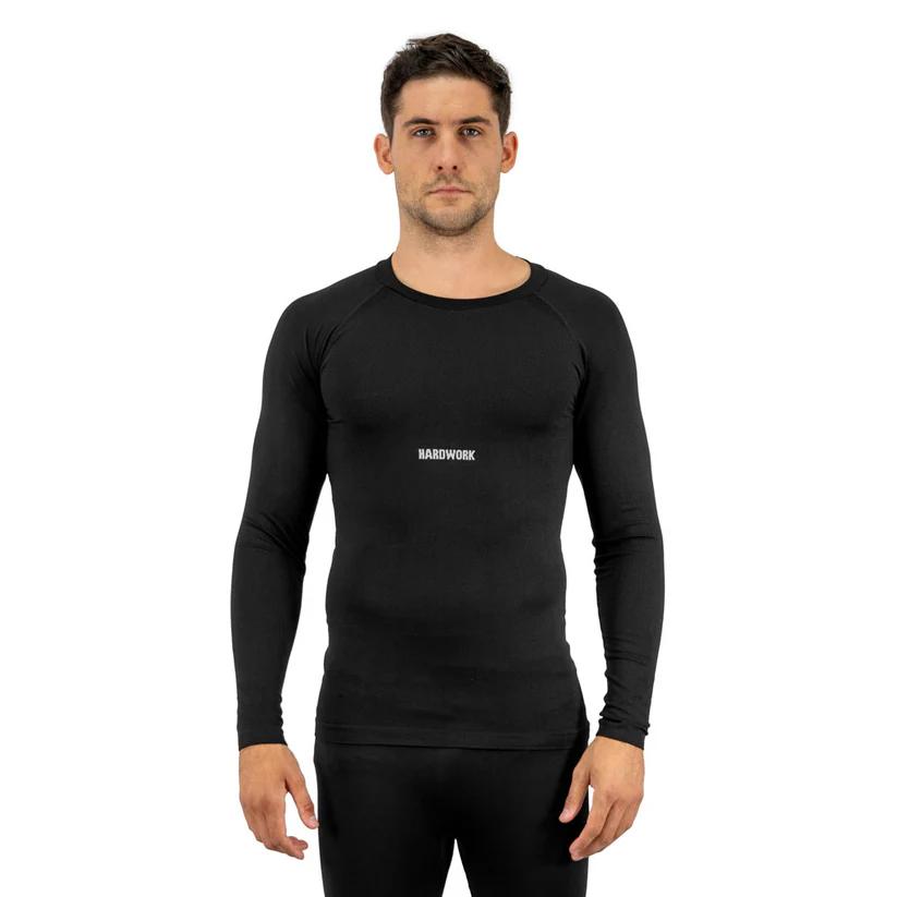 Primera Capa HW Patagonia Spandex Camiseta - Color: Negro