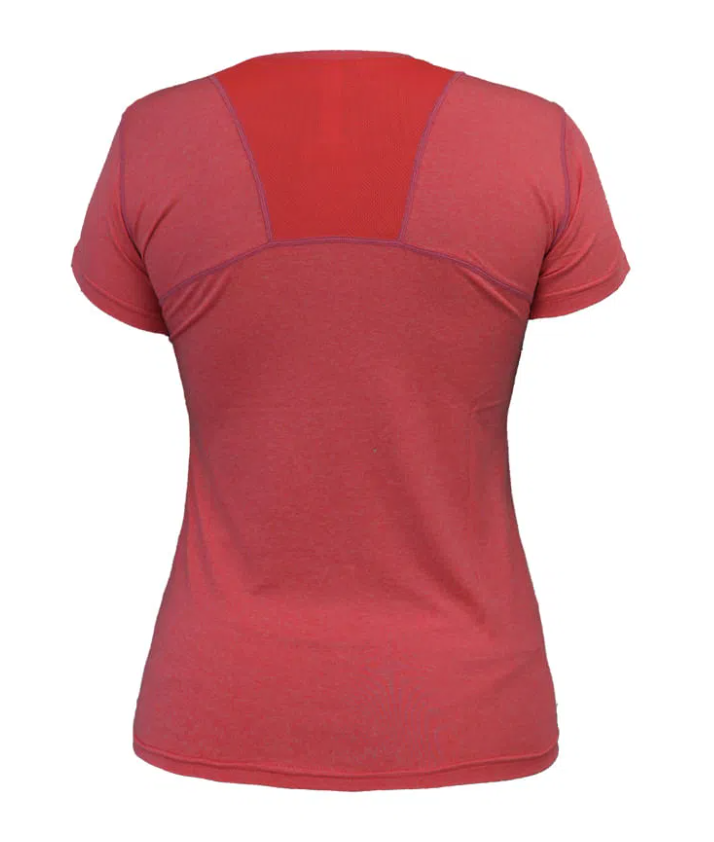 Miniatura Polera Mujer Manga Corta Dry Fit - Color: Rojo