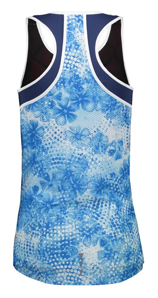 Polera Deportiva Trail Top Mujer - Talla: XXS, Color: BIANCO-IBIZA