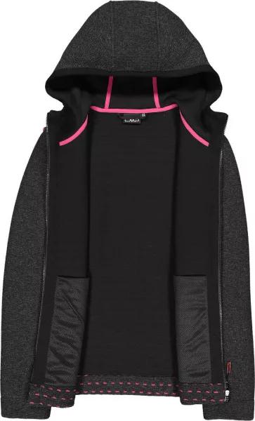 Miniatura Chaqueta Mujer Fix Hood-31M3116 - Color: FUMO MEL-NERO-ROCK