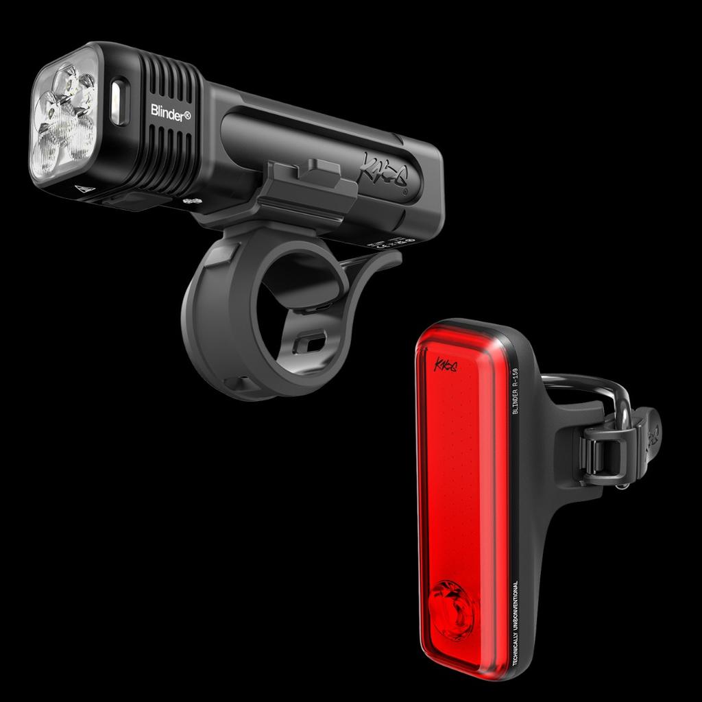Set De Luces Traseras Para Bicicleta Blinder 1300 + Blinder R-150