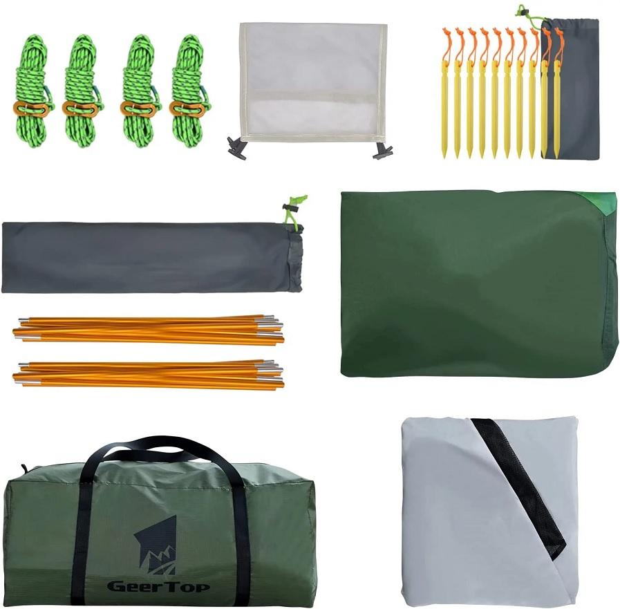 Carpa Toproad VI 6 Personas - Color: Verde