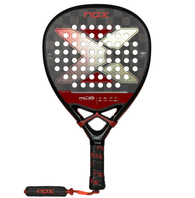 Pala Padel Ml10 Shotgun Luxury Series (360-375gr) 2024+Tarro De Pelotas +Overgrip +Protector +Funda