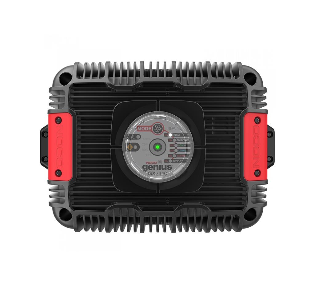 Cargador Industrial De Bateria 40A 24V - Color: Negro