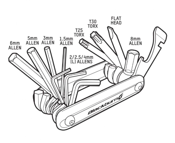 Herramienta Bicicleta Grid 13 Mini Tool -