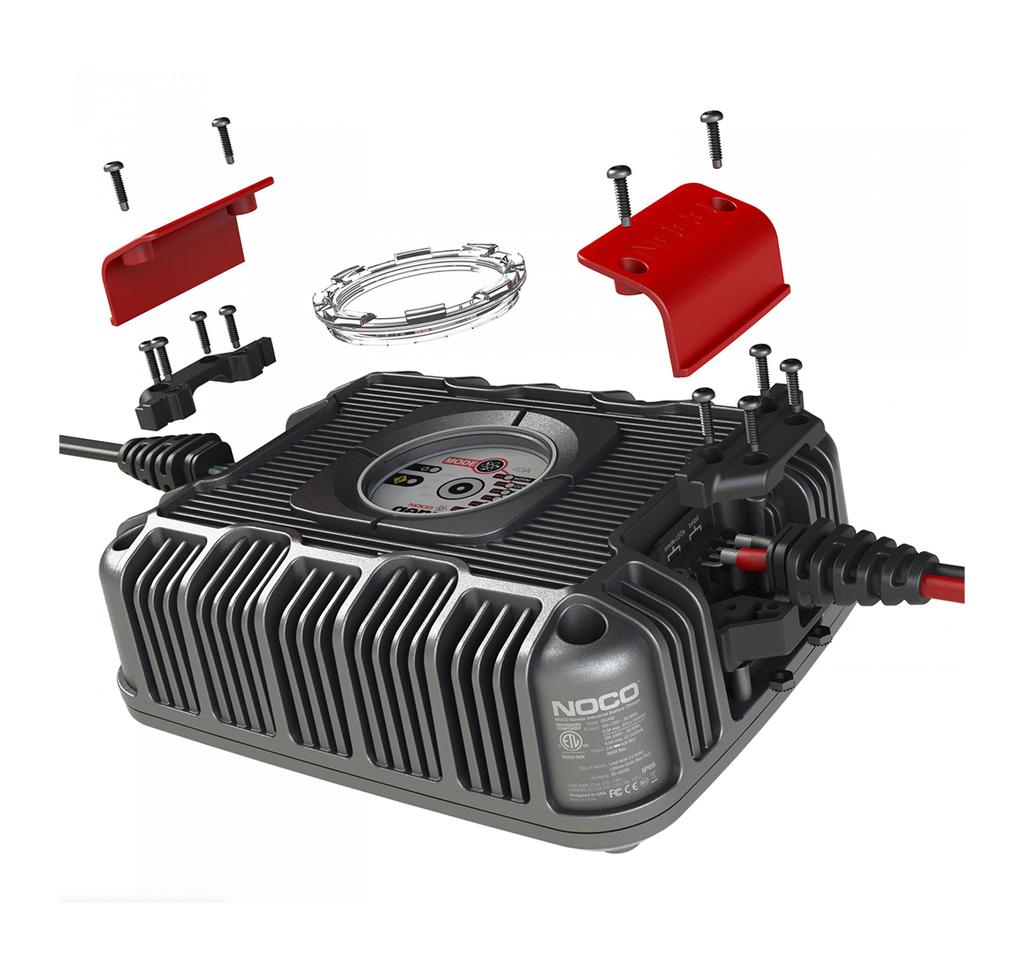 Cargador Industrial De Bateria 40A 24V - Color: Negro