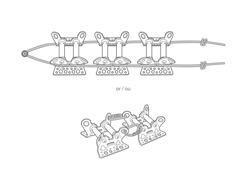 Miniatura Protector reversible con rodamientos para cuerda movil ROLLER COASTER -