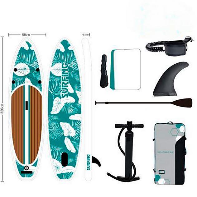 Tabla Sup Green Leaves 10,6