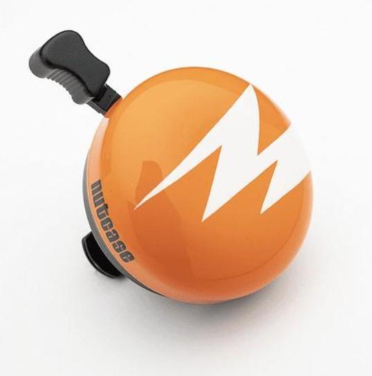 Miniatura Campanilla Bicicleta Brass - Color: Naranjo