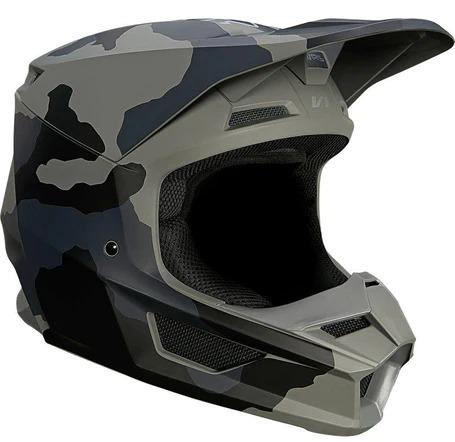 Casco Moto V1 Niño Trev - Color: Militar, Talla: L