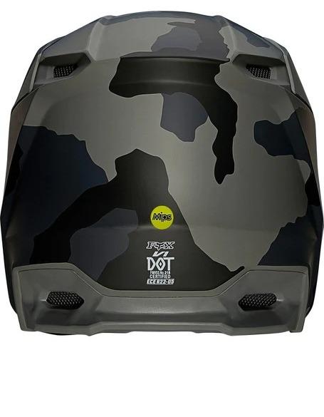 Casco Moto V1 Niño Trev - Color: Militar, Talla: L