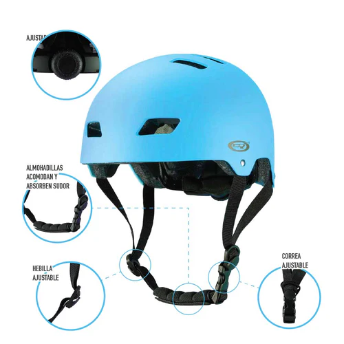 Miniatura Casco Urbano Multisport 099 Azul - Talla: M
