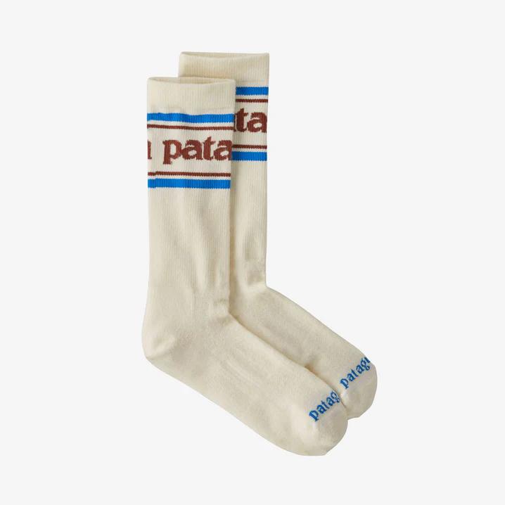 Calcetines de Lana Wool Crew Socks - Color: Blanco Azul